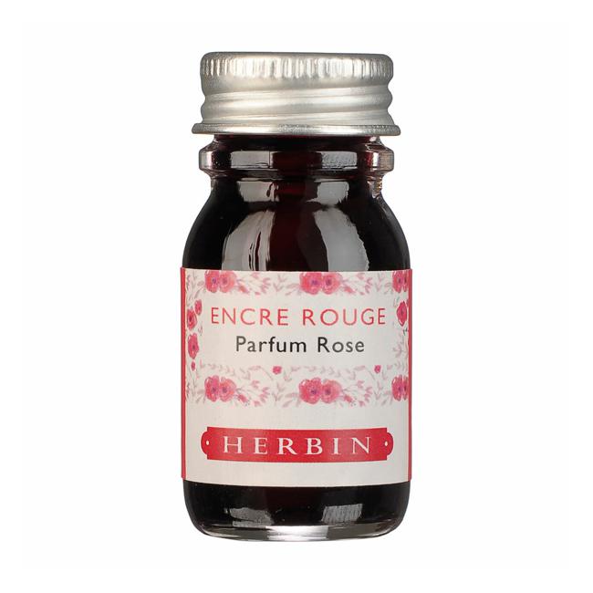 Herbin Scented Ink 10ml Red Rose Scent