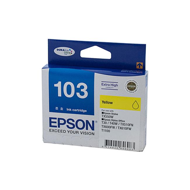 Epson 103 H/Y Yellow Ink Cart