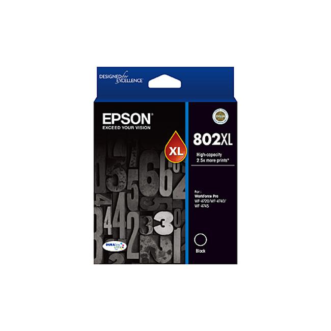 Epson 802 Black XL Ink Cart
