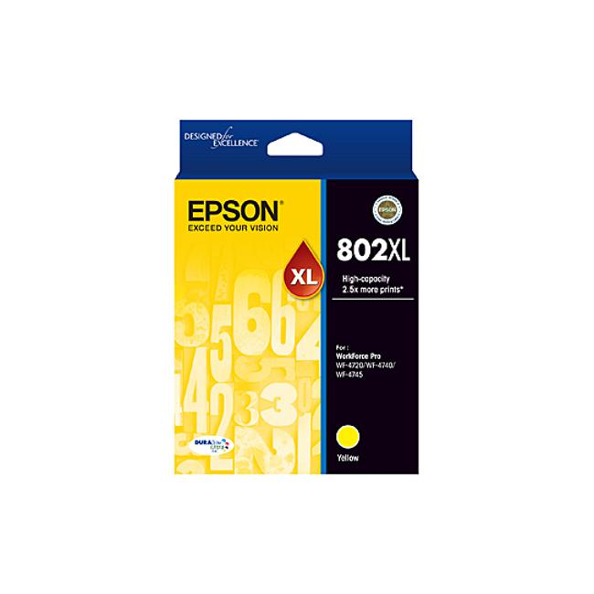 Epson 802 Yellow XL Ink Cart
