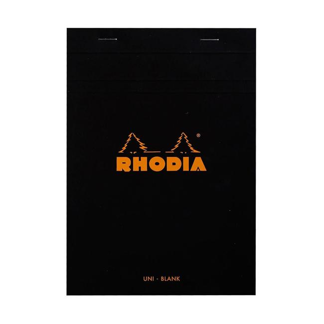 Rhodia Bloc Pad No. 16 A5 Blank Black-Marston Moor