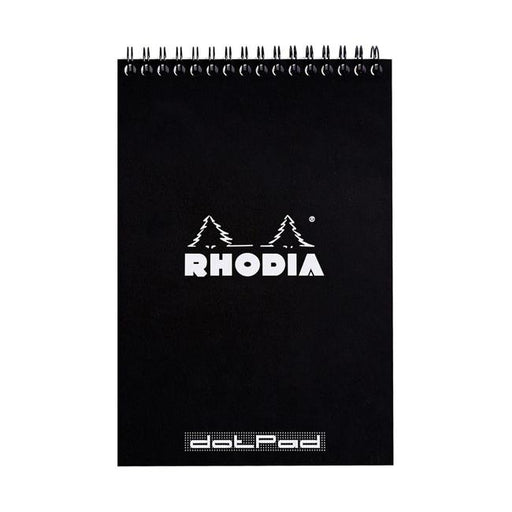 Rhodia Classic Notepad Spiral A5 Dotted Black-Marston Moor