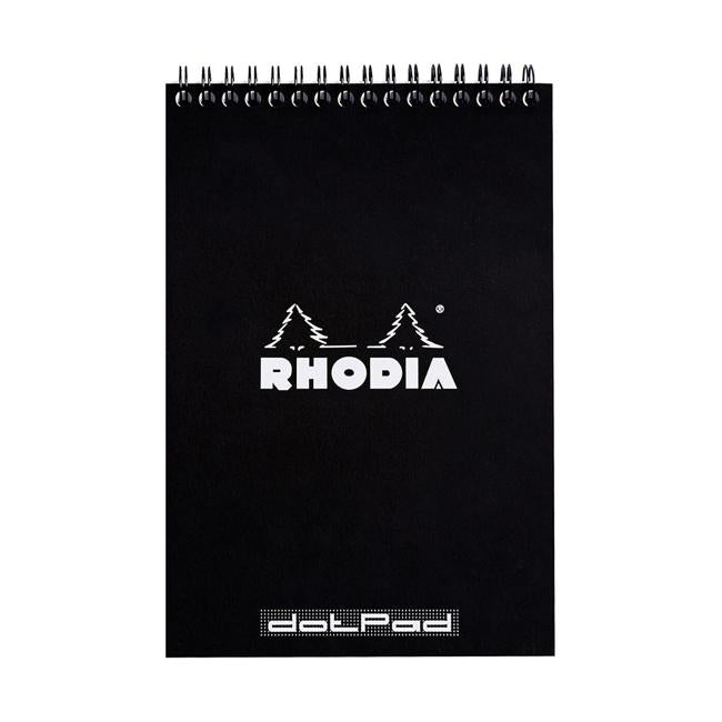 Rhodia Classic Notepad Spiral A5 Dotted Black-Marston Moor