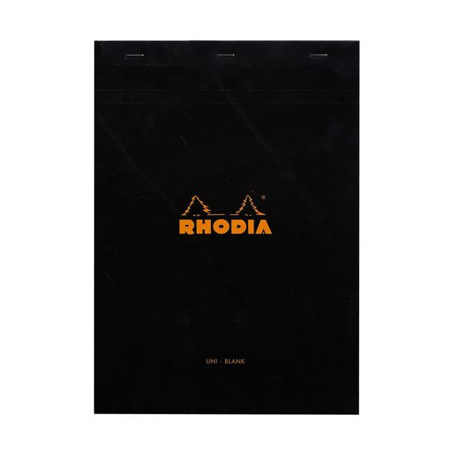 Rhodia Bloc Pad No. 18 A4 Blank Black-Marston Moor