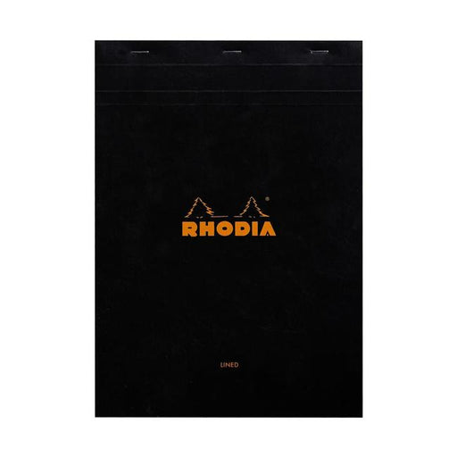 Rhodia Bloc Pad No. 18 A4 Lined Black-Marston Moor