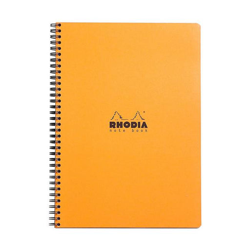 Rhodia Classic Notebook Spiral A4+ Grid Orange-Marston Moor