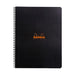 Rhodia Classic Notebook Spiral A4+ Grid Black-Marston Moor