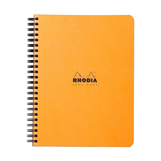 Rhodia Classic Notebook Spiral A5+ Lined Orange-Marston Moor