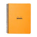 Rhodia Classic Notebook Spiral A5+ Lined Orange-Marston Moor