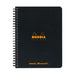 Rhodia Classic Notebook Spiral A5+ Lined Black-Marston Moor