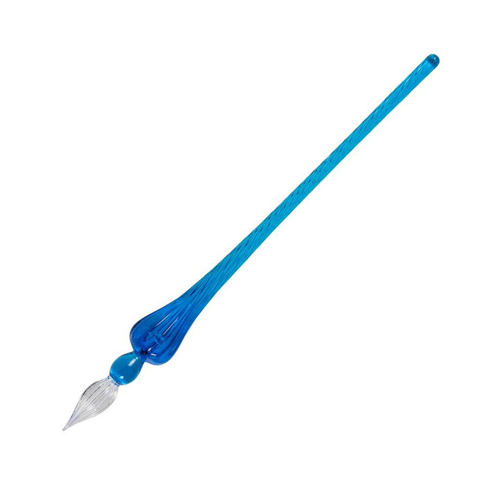 Herbin Round Glass Pen 18cm Navy Blue C21413T