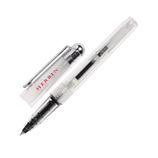 Herbin Transparent Rollerball Pen with Converter