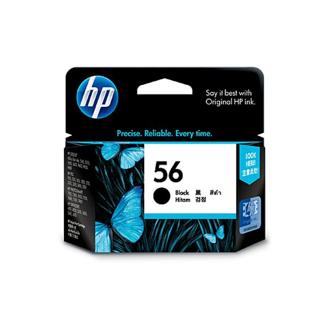 HP #56 Black Ink CartridgeC6656AA