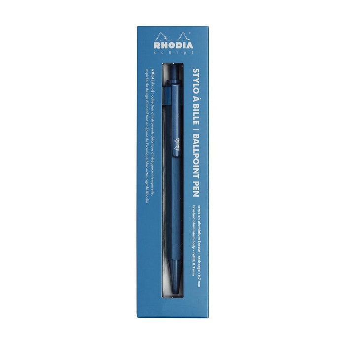 Rhodia scRipt Ballpoint Pen Navy 0.7mm C9383C