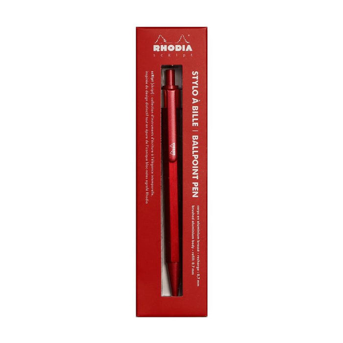 Rhodia scRipt Ballpoint Pen Red 0.7mm C9384C