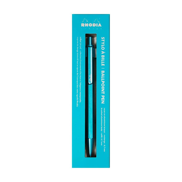 Rhodia scRipt Ballpoint Pen Turquoise 0.7mm C9386C