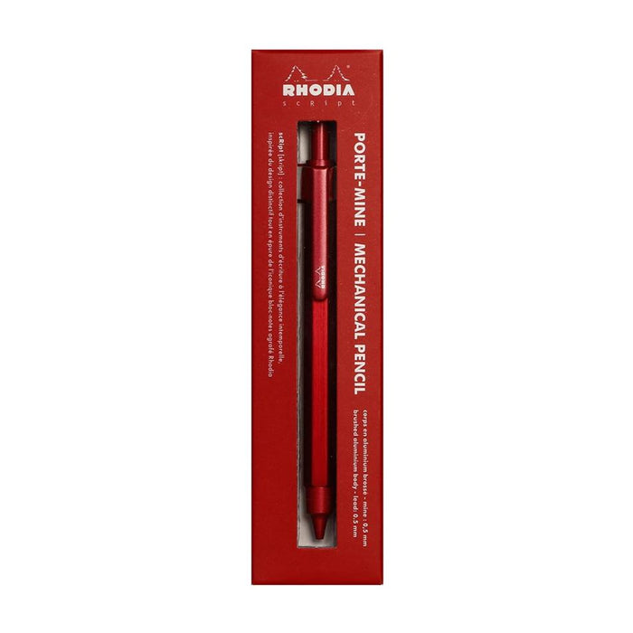 Rhodia scRipt Mechanical Pencil Red 0.5mm C9394C
