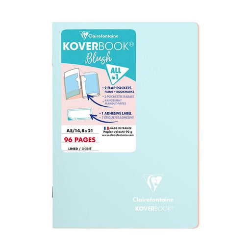 Koverbook Blush A5 Lined Ice Blue-Marston Moor
