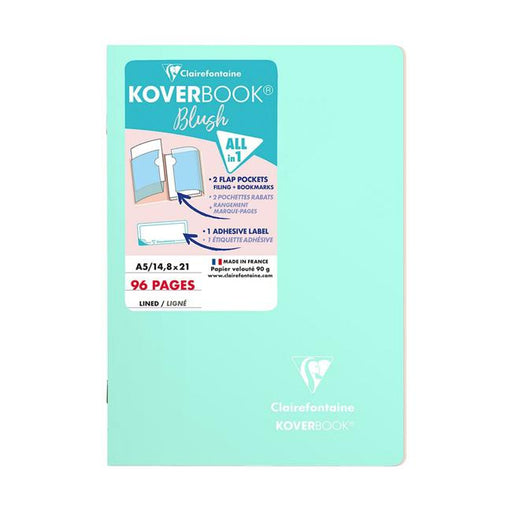 Koverbook Blush A5 Lined Mint-Marston Moor