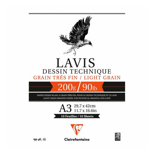 Lavis Dessin Technical Drawing Pad A3 10sh-Marston Moor