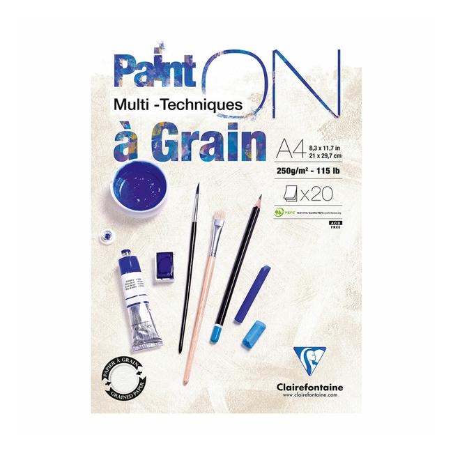 PaintON Pad Grain White A4 20sh-Marston Moor