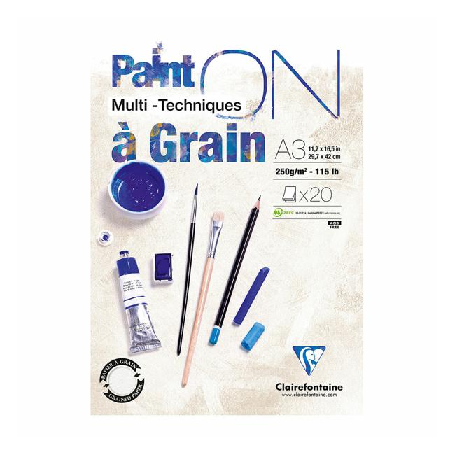 PaintON Pad Grain White A3 20sh-Marston Moor