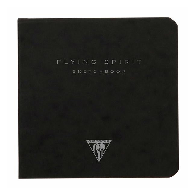 Flying Spirit Sketch Book 10.5x10.5cm Black