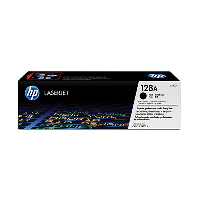 HP #128A Black Toner CE320A