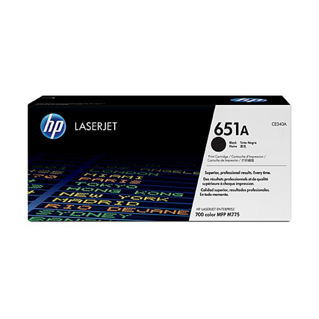 HP #651A Black Toner CE340A