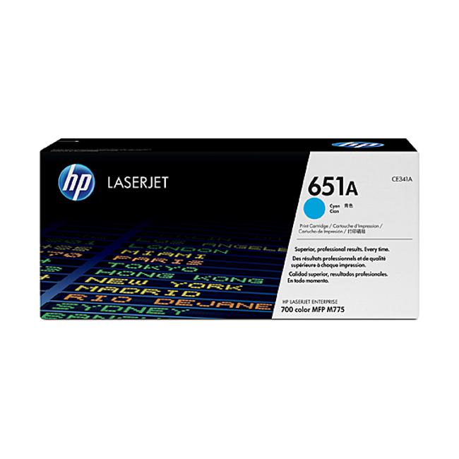 HP #651A Cyan Toner CE341A