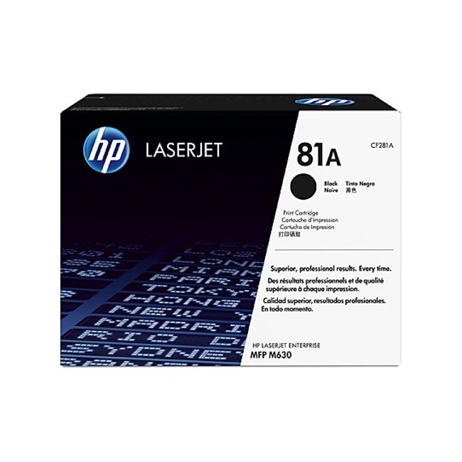 HP #81A Black Toner CF281A