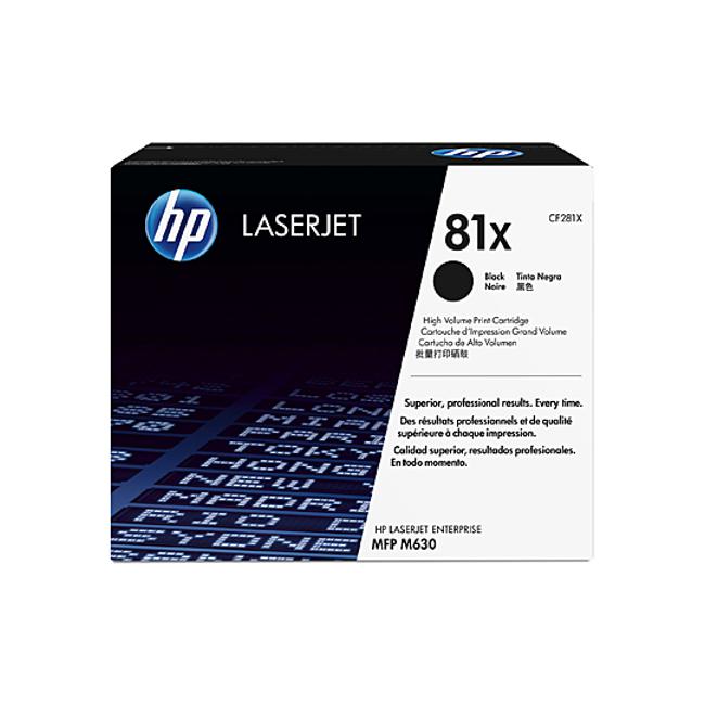 HP #81X Black Toner CF281X