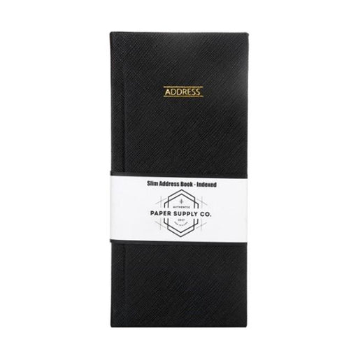 OSC Citta Address Book Slimline Black-Marston Moor