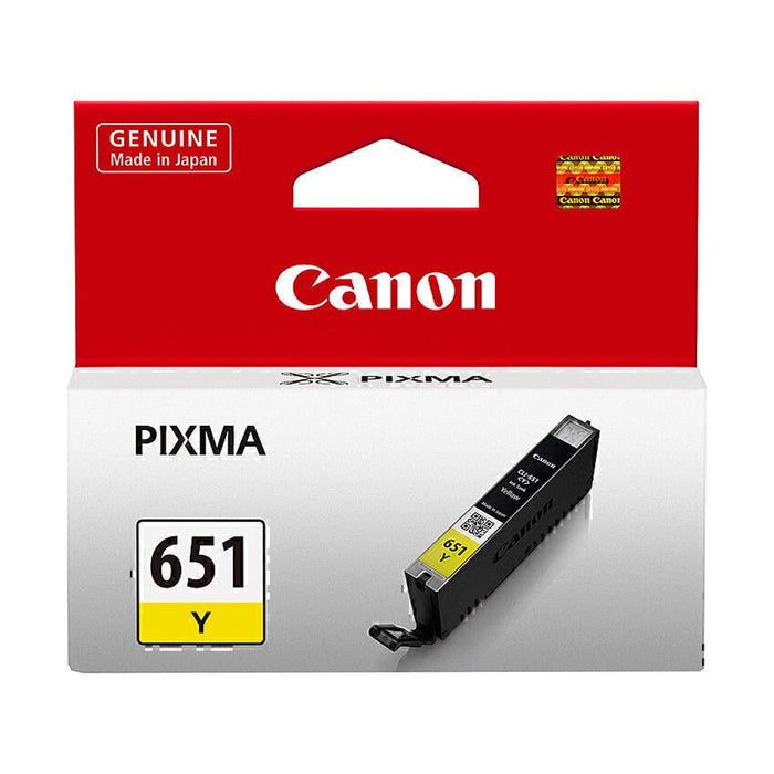 Canon CLI651 Yellow Ink Cartridge CLI651YOCN