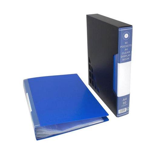 OSC Display Book A4 80 Pocket with Case Blue-Marston Moor