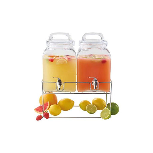 Refresh Double Cube Drink Dispenser with Stand 2X5L Gift Boxed-Marston Moor