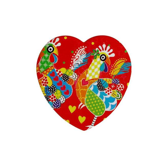Maxwell & Williams Love Hearts Ceramic Heart Coaster 10cm Chicken Dance DU0167