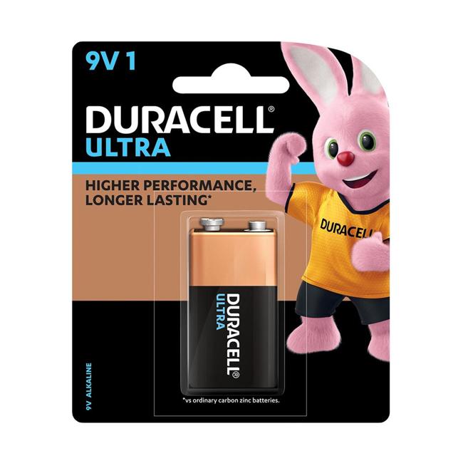 Duracell Ultra Alkaline 9V Battery