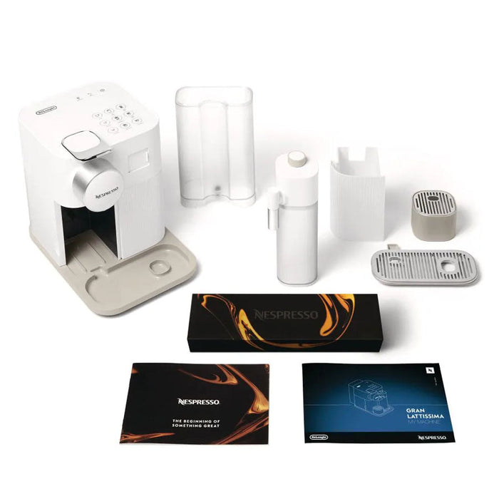 Delonghi Gran Lattissima Nespresso Coffee Machine White EN650W...