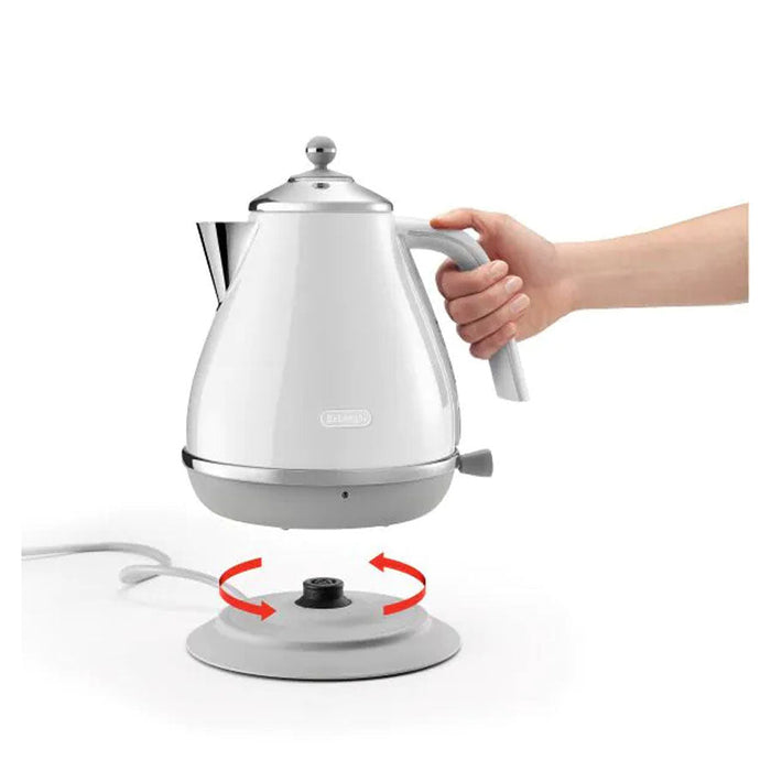 Delonghi Icona Capitals Kettle - White KBOC2001W...