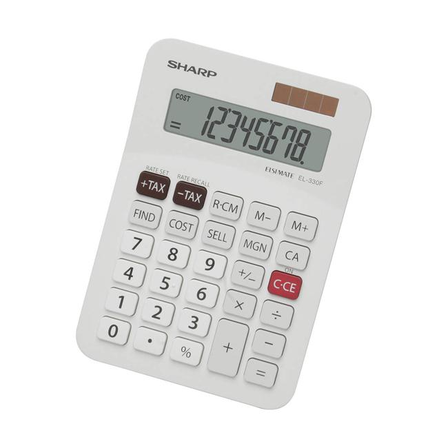 Sharp EL-330FB Twin Power Desktop Tax Calculator-Marston Moor