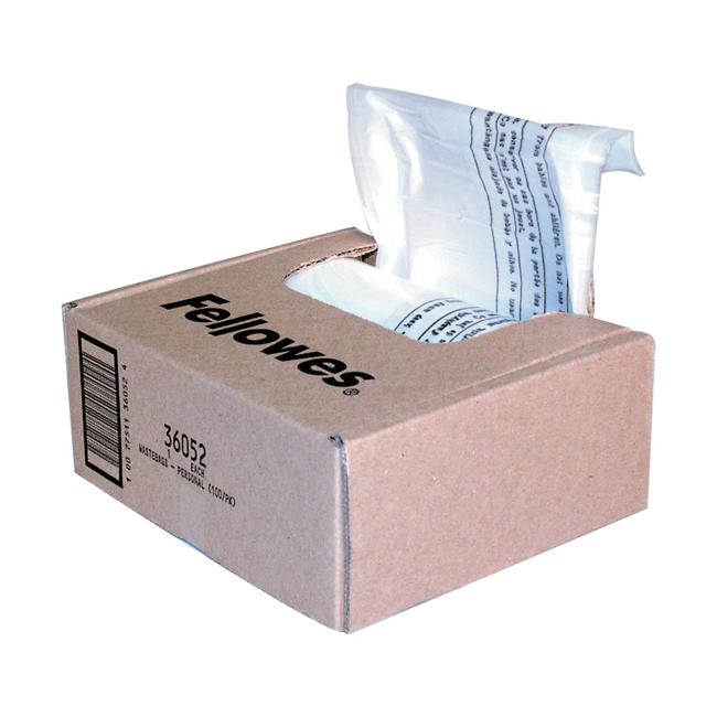 Fellowes Shredder Bags Home/SOHO 22-26L Pack 100