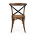 Villa X-Back Chair Deep Oak Rattan Seat...-Marston Moor