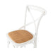 Villa X-Back Chair Aged White Rattan Seat...-Marston Moor