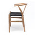 Wishbone Chair Natural Oak Black Rope Seat...-Marston Moor
