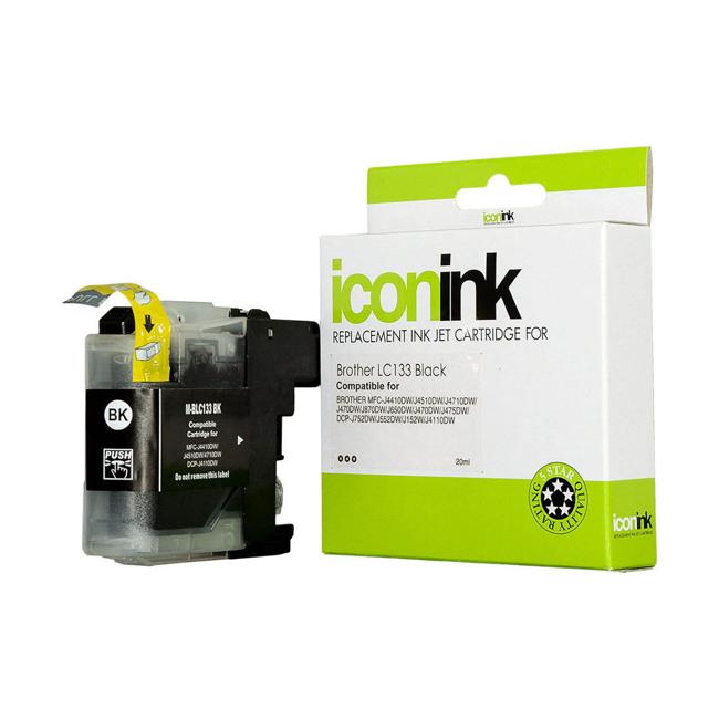 Icon Compatible Brother LC133 Black Ink Cartridge