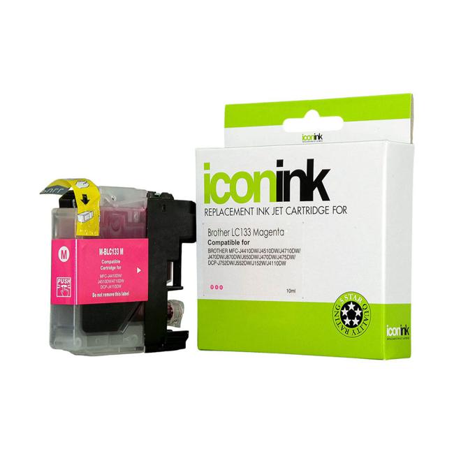 Icon Compatible Brother LC133 Magenta Ink Cartridge