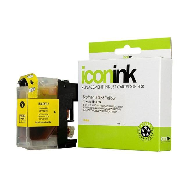 Icon Compatible Brother LC133 Yellow Ink Cartridge