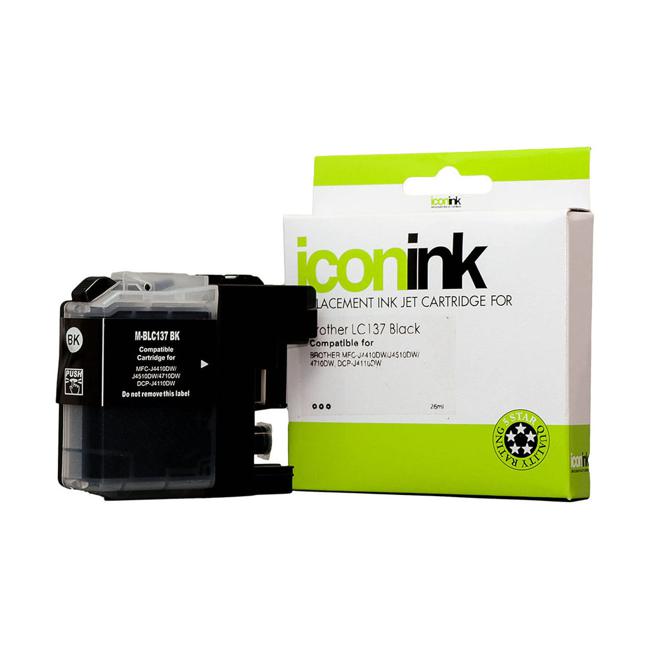 Icon Compatible Brother LC137 Black Ink Cartridge