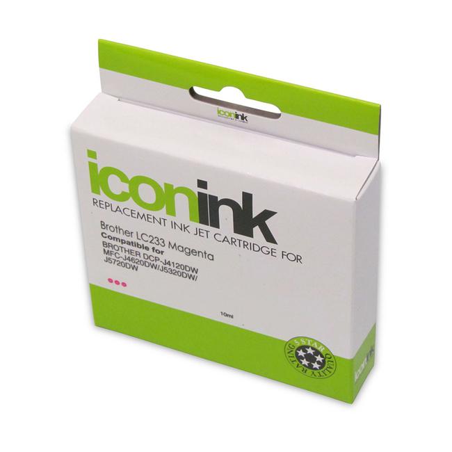 Icon Compatible Brother LC233 Magenta Ink Cartridge